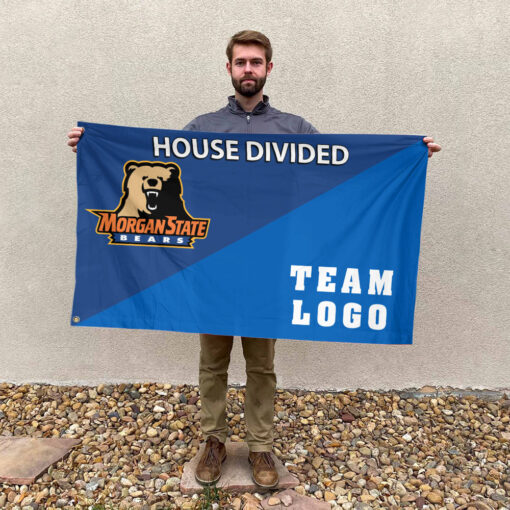 Bears vs Custom Team House Divided Flag, Custom Team Flag