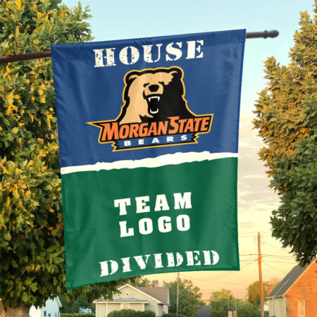 Bears vs Custom Team House Divided Flag, NCAA College Flag