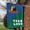 Bears vs Custom Team House Divided Flag, NCAA Custom Flag 1 Bears vs Custom Team House Divided Flag, NCAA Custom Flag