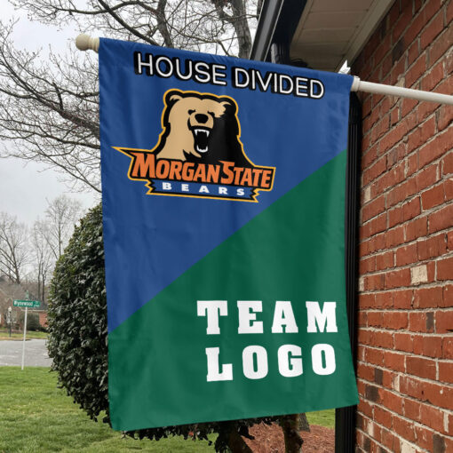 Bears vs Custom Team House Divided Flag, NCAA Custom Flag Bears vs Custom Team House Divided Flag, NCAA Custom Flag