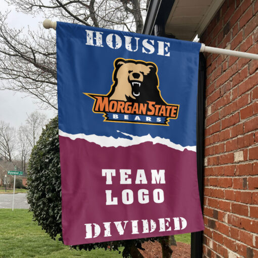 Bears vs Custom Team House Divided Flag, NCAA House Flag Bears vs Custom Team House Divided Flag, NCAA House Flag