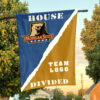 Bears vs Custom Team House Divided Flag, NCAA Rivalry Flag