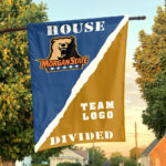 Bears vs Custom Team House Divided Flag, NCAA Rivalry Flag