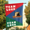 Bears vs Custom Team House Divided Flag, NCAA Spirit Flag