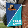 Bears vs Custom Team House Divided Flag, NCAA Split Flag 1 Bears vs Custom Team House Divided Flag, NCAA Split Flag