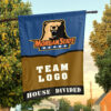 Bears vs Custom Team House Divided Flag, Personalized House Flag