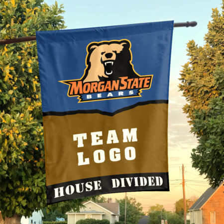 Bears vs Custom Team House Divided Flag, Personalized House Flag