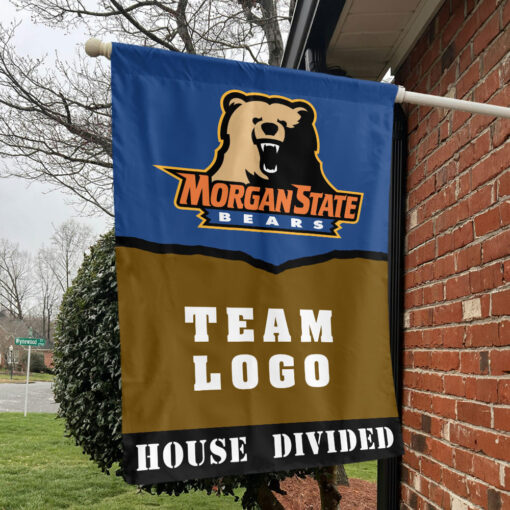 Bears vs Custom Team House Divided Flag, Personalized House Flag Bears vs Custom Team House Divided Flag, Personalized House Flag