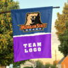 Bears vs Custom Team House Divided Flag, Personalized NCAA Flag