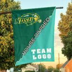 Bison vs Custom Team House Divided Flag, College Custom Flag