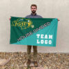Bison vs Custom Team House Divided Flag, College Custom Flag 2 Bison vs Custom Team House Divided Flag, College Custom Flag