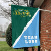 Bison vs Custom Team House Divided Flag, Custom College Flag 1 Bison vs Custom Team House Divided Flag, Custom College Flag