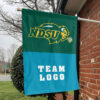 Bison vs Custom Team House Divided Flag, Custom NCAA Flag