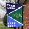 Bison vs Custom Team House Divided Flag, Custom Spirit Flag