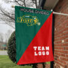 Bison vs Custom Team House Divided Flag, Custom Team Flag