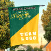 Bison vs Custom Team House Divided Flag, NCAA Custom Flag