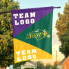 Bison vs Custom Team House Divided Flag, NCAA Spirit Flag