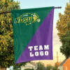 Bison vs Custom Team House Divided Flag, Personalized College Flag