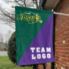 Bison vs Custom Team House Divided Flag, Personalized College Flag