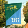 Bison vs Custom Team House Divided Flag, Personalized Team Flag