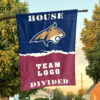 Bobcats vs Custom Team House Divided Flag, College Custom Flag
