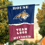 Bobcats vs Custom Team House Divided Flag, College Custom Flag