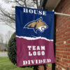 Bobcats vs Custom Team House Divided Flag, College Custom Flag