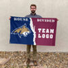 Bobcats vs Custom Team House Divided Flag, College Custom Flag