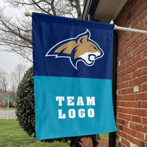 Bobcats vs Custom Team House Divided Flag, Custom NCAA Flag