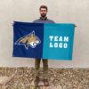 Bobcats vs Custom Team House Divided Flag, Custom NCAA Flag