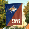 Bobcats vs Custom Team House Divided Flag, Custom Rivalry Flag