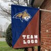 Bobcats vs Custom Team House Divided Flag, Custom Rivalry Flag