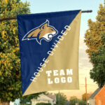 Bobcats vs Custom Team House Divided Flag, Custom Split Flag