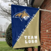 Bobcats vs Custom Team House Divided Flag, Custom Split Flag