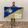 Bobcats vs Custom Team House Divided Flag, Custom Split Flag