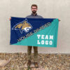 Bobcats vs Custom Team House Divided Flag, NCAA Custom Flag 2 Bobcats vs Custom Team House Divided Flag, NCAA Custom Flag