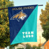 Bobcats vs Custom Team House Divided Flag, NCAA Team Flag