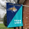 Bobcats vs Custom Team House Divided Flag, NCAA Team Flag 1 Bobcats vs Custom Team House Divided Flag, NCAA Team Flag