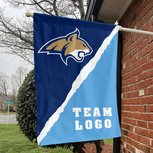 Bobcats vs Custom Team House Divided Flag, NCAA Two Team Flag Bobcats vs Custom Team House Divided Flag, NCAA Two Team Flag
