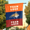 Bobcats vs Custom Team House Divided Flag, Personalized Spirit Flag