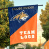 Bobcats vs Custom Team House Divided Flag, Personalized Team Flag