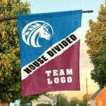 Broncos vs Custom Team House Divided Flag, Custom Rivalry Flag