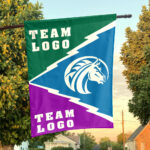 Broncos vs Custom Team House Divided Flag, Custom Spirit Flag