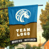 Broncos vs Custom Team House Divided Flag, Personalized House Flag
