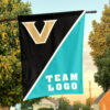 Commodores vs Custom Team House Divided Flag, College Custom Flag