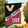 Commodores vs Custom Team House Divided Flag, Custom House Flag