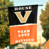 Commodores vs Custom Team House Divided Flag, Custom Spirit Flag