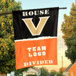 Commodores vs Custom Team House Divided Flag, Custom Spirit Flag