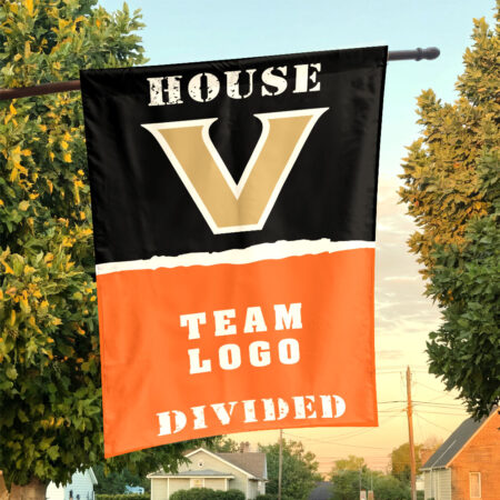 Commodores vs Custom Team House Divided Flag, Custom Spirit Flag