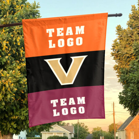 Commodores vs Custom Team House Divided Flag, NCAA College Flag